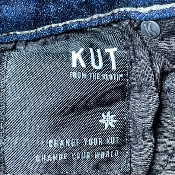 KUT FROM THE KLOTH PREPPY POLKA DOT DONNA ANKLE SKINNY DENIM JEANS SMALL 6 - Picture 8 of 9